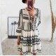 Autumn Women Dresses Summer Casual Loose Long Sleeve Ruffle V Neck Striped Print Bohemain Beach Party Mini Dress Femme Vestidos Autumn Women Dresses Summer Casual Loose Long Sleeve Ruffle V Neck Striped Print Bohemain Beach Party Mini Dress Femme Vestidos
