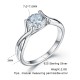 Dyson 925 Sterling Silver Rings Infinity Solitaire Round Clear Zirconia Promise Engagement Rings For Women Bridal Fine Jewelry Dyson 925 Sterling Silver Rings Infinity Solitaire Round Clear Zirconia Promise Engagement Rings For Women Bridal Fine Jewelry