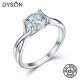 Dyson 925 Sterling Silver Rings Infinity Solitaire Round Clear Zirconia Promise Engagement Rings For Women Bridal Fine Jewelry Dyson 925 Sterling Silver Rings Infinity Solitaire Round Clear Zirconia Promise Engagement Rings For Women Bridal Fine Jewelry