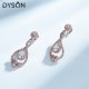 Dyson Pear Heart Rose Gold Plated Lovely Earrings For Women Birthday Anniversary Gifts Fine Jewelry 925 Sterling Silver Earrings
