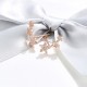 SILVERHOO Cuff Earrings Authentic 925 Sterling Silver CZ Exquisite Stackable Star Earrings for Women Jewelry Valentine's Gift