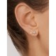 SILVERHOO Cuff Earrings Authentic 925 Sterling Silver CZ Exquisite Stackable Star Earrings for Women Jewelry Valentine's Gift