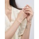 SILVERHOO Real 925 Sterling Silver Bracelet Spacer Bead Chain Minimalist Fine Silver Jewelry For Women Hot Selling Birthday Gift