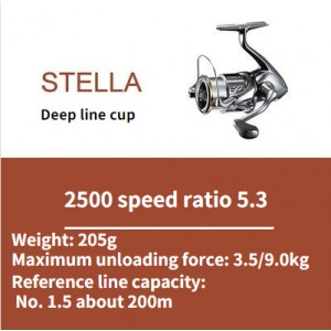 New Shimano Stella spinning wheels SHIMANO STELLA flagship freshwater sea fishing imported from Japan 