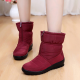 Women's snow ankle boots - winter warm